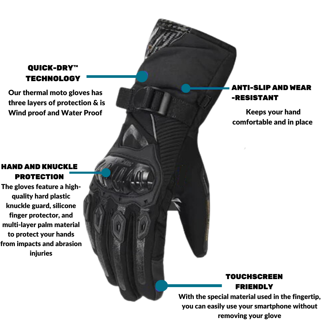 Thermal Moto Gloves